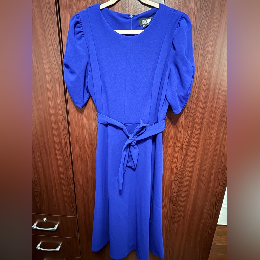 DKNY blue dress